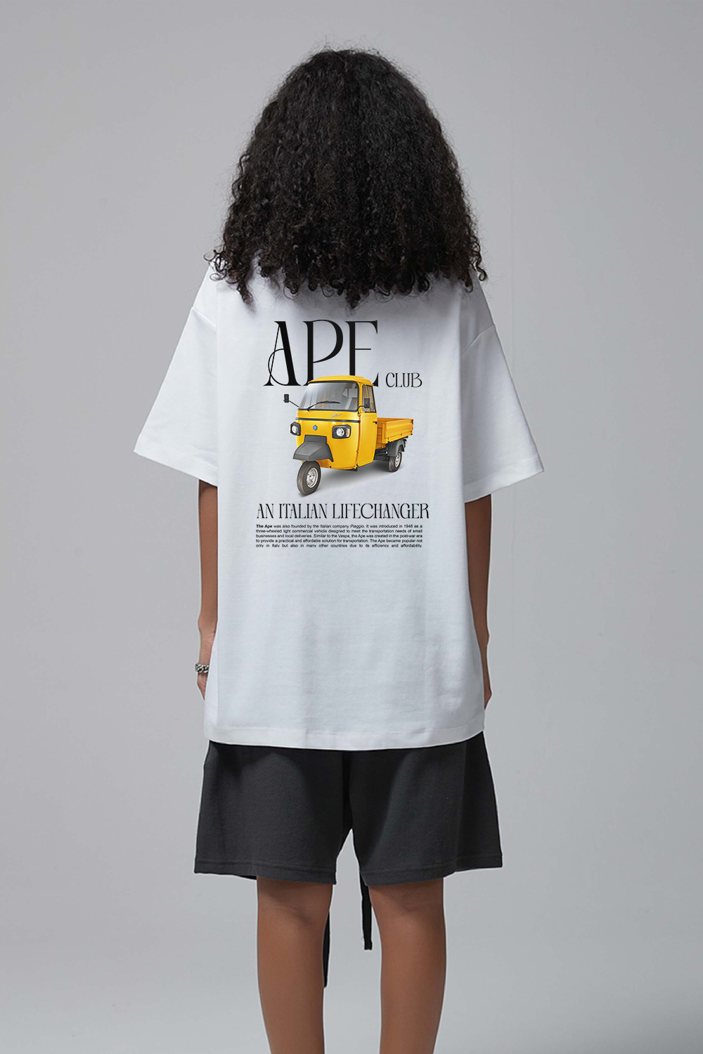 APE CLUB TEE WHITE