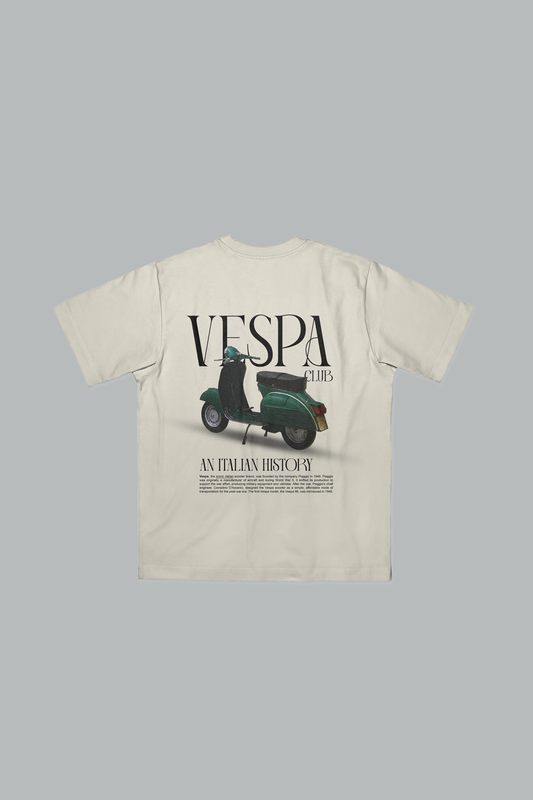 VESPA CLUB TEE NATURAL